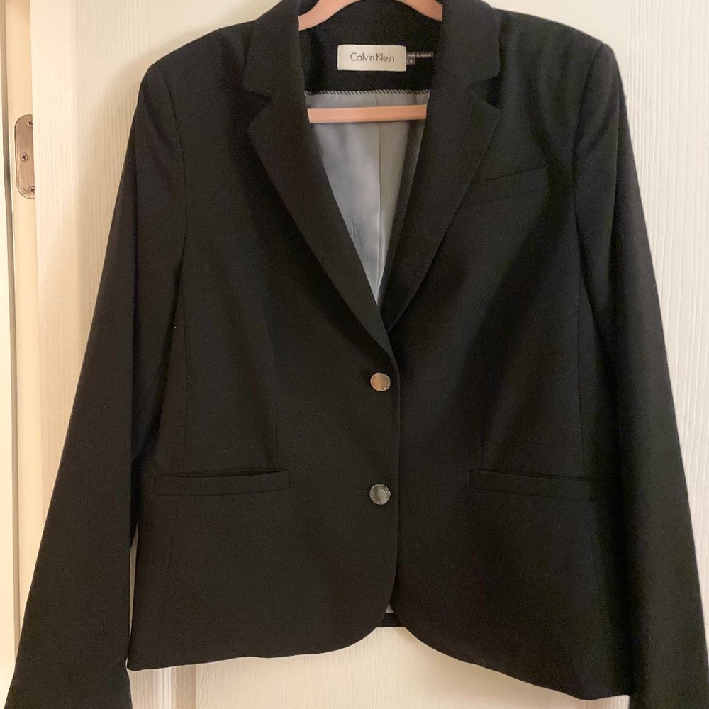 Calvin Klein Black Blazer 14